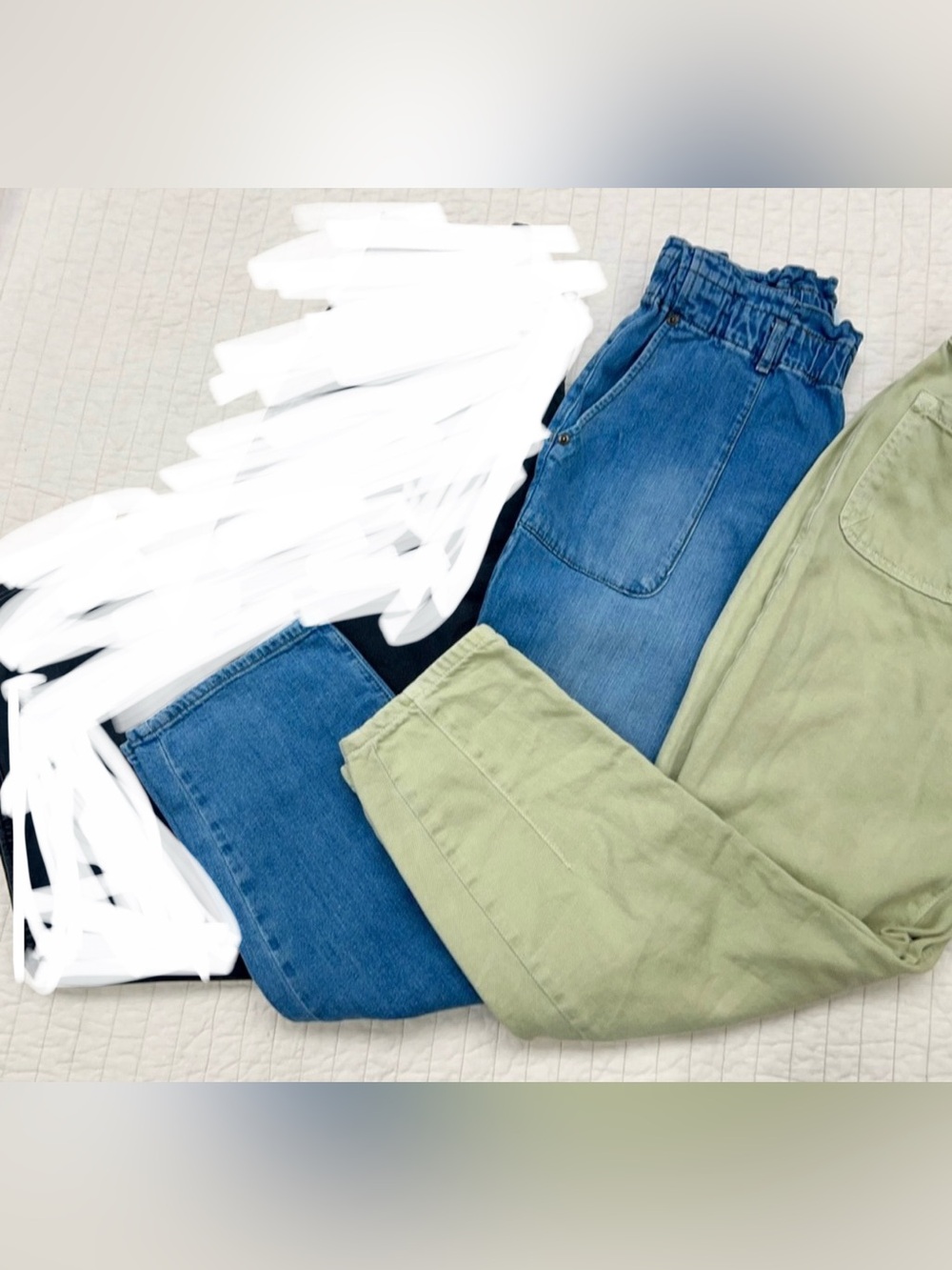 Bundle of two high waisted jeans- size small, 4/6